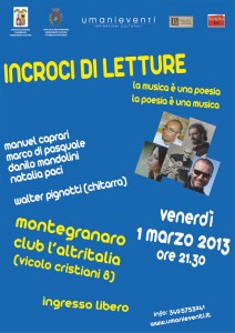 INCROCI DI LETTURE 2013