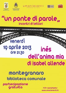 UN PONTE DI PAROLE - INES DELL'ANIMA MIA - ISABEL ALLENDE